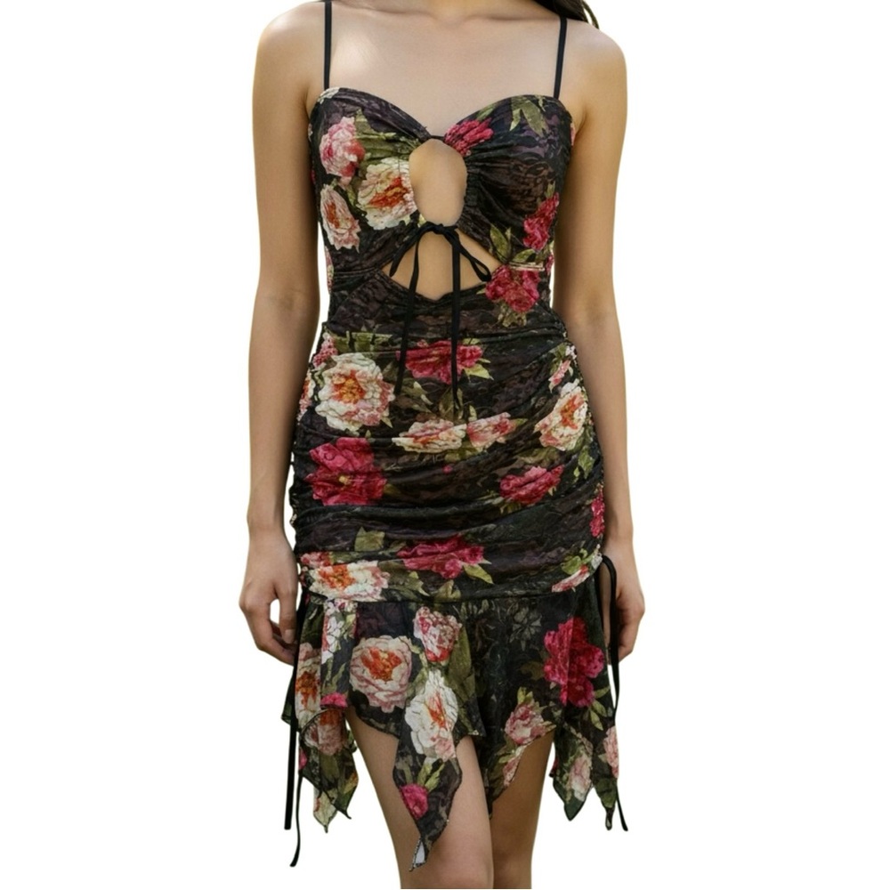 Current Mood Dress S Heartfelt Horizon Floral Lace Mini